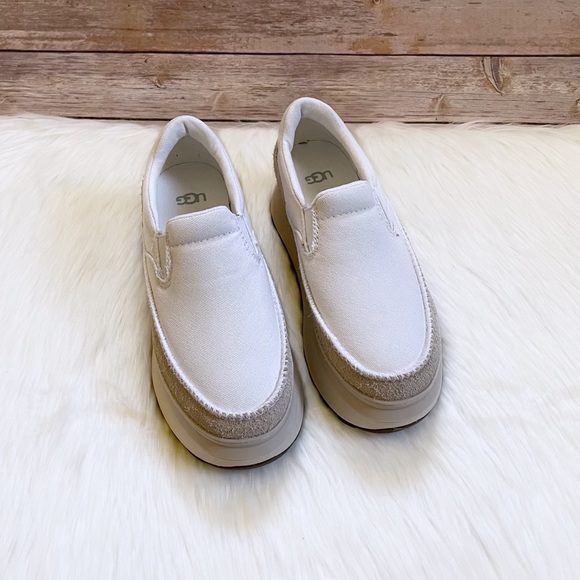 UGG Women’s Marin Slip On Platform Canvas Sneakers - Picture 4 of 7